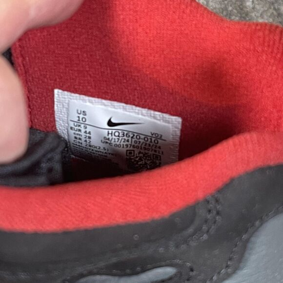 Nike Air DT Max '96 Shoes Mens Size 10 Black Anthracite Deion Sanders HQ3620-010 - Picture 9 of 11